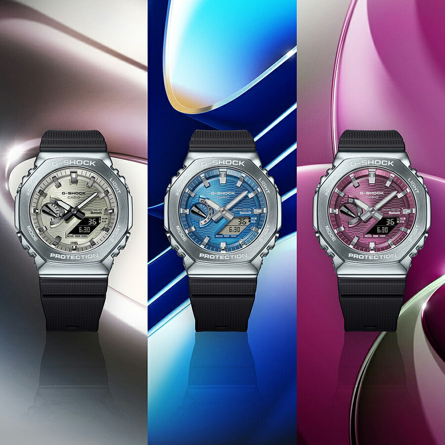 新品未使用 GBM-2100A-2BJF メタルカバー　タフソーラー　国内正規品 G-SHOCK メタルカバード オクタゴン GBM-2100A-2BJF メンズ ソーラー