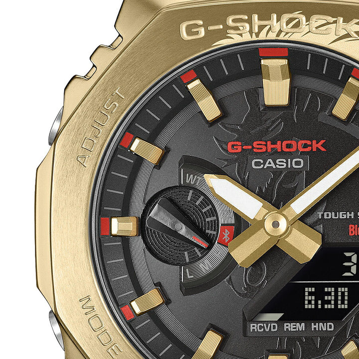 G-SHOCK メタルカバード オクタゴン 2026 干支 千里馬 GBM-2100CX-9AJR メンズ ソーラー Bluetooth アナデジ 樹脂バンド 反転液晶