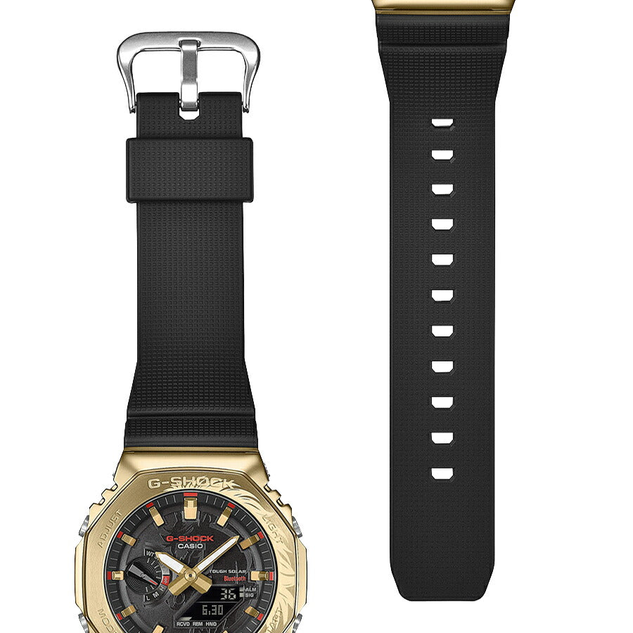 G-SHOCK メタルカバード オクタゴン 2026 干支 千里馬 GBM-2100CX-9AJR メンズ ソーラー Bluetooth アナデジ 樹脂バンド 反転液晶