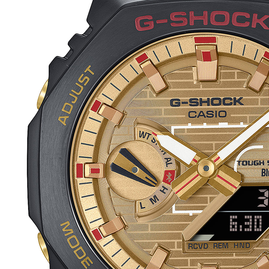 G-SHOCK 八村塁 シグネチャーモデル メタルカバード GBM-2100RH-1AJR メンズ 腕時計 ソーラー Bluetooth アナデジ オクタゴン 樹脂バンド 国内正規品 カシオ