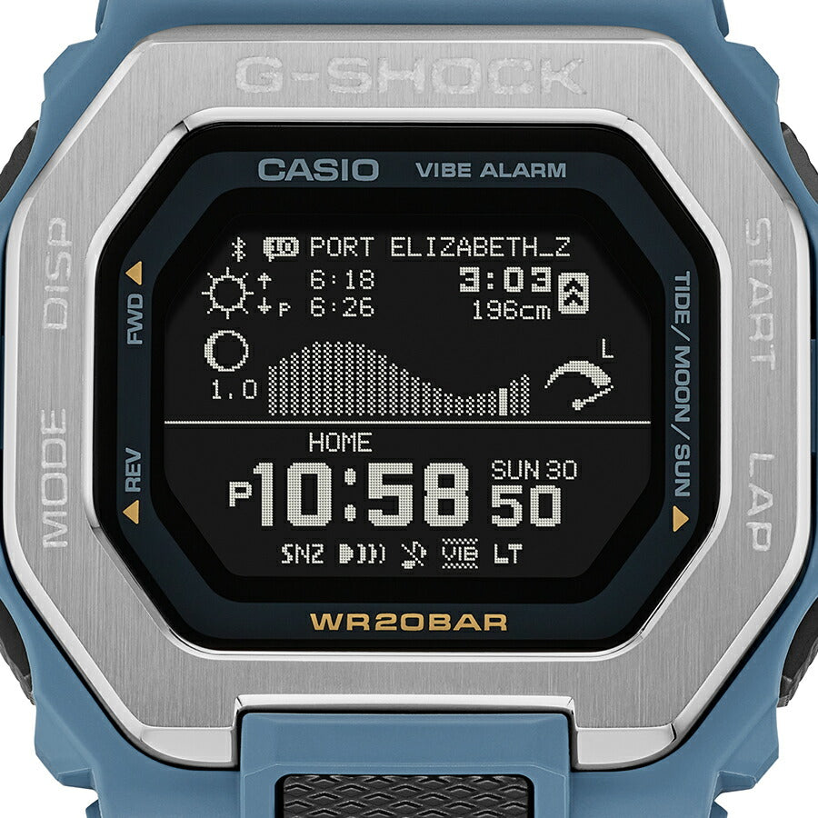 G-SHOCK G-LIDE GBX-100シリーズ GBX-100-2AJF メンズ 腕時計 電池式 Bluetooth デジタル 反転液晶 ブルー 国内正規品 カシオ