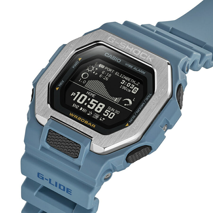 G-SHOCK G-LIDE GBX-100シリーズ GBX-100-2AJF メンズ 腕時計 電池式 Bluetooth デジタル 反転液晶 ブルー 国内正規品 カシオ