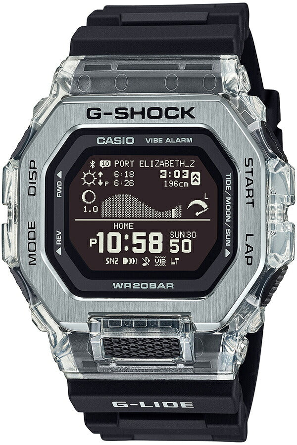 G-SHOCK G-LIDE Gleaming Wave GBX-100S-1JF メンズ 電池式 Bluetooth デジタル 反転液晶 ブラック