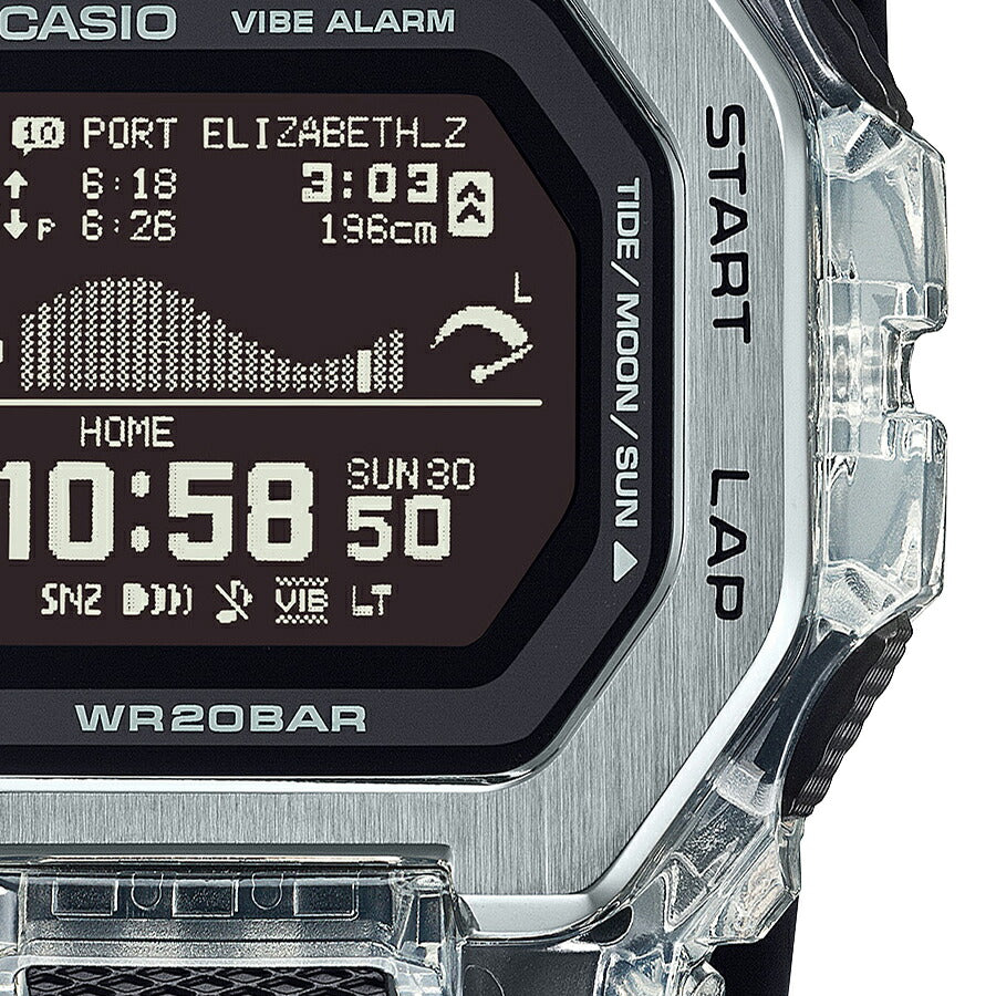 G-SHOCK G-LIDE Gleaming Wave GBX-100S-1JF メンズ 電池式 Bluetooth