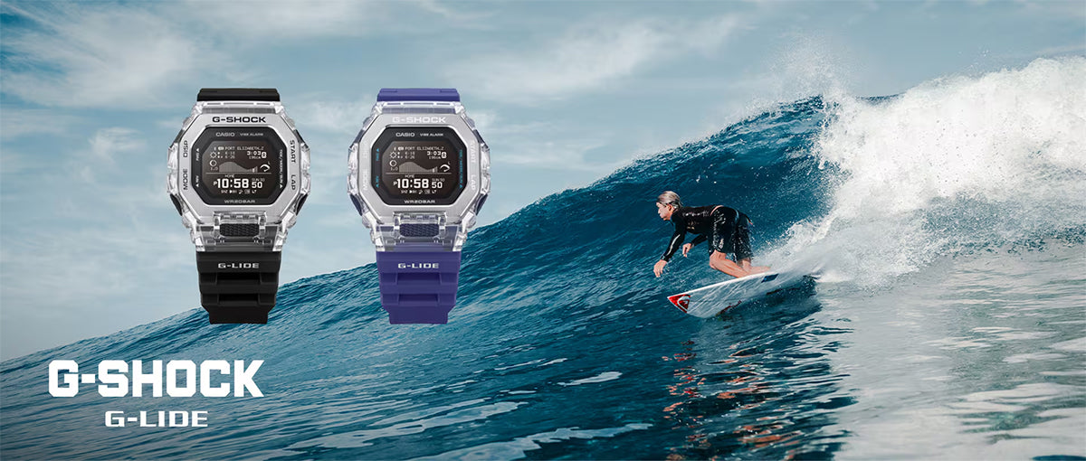 G-SHOCK G-LIDE Gleaming Wave GBX-100S-1JF メンズ 電池式 Bluetooth デジタル 反転液晶 ブラック