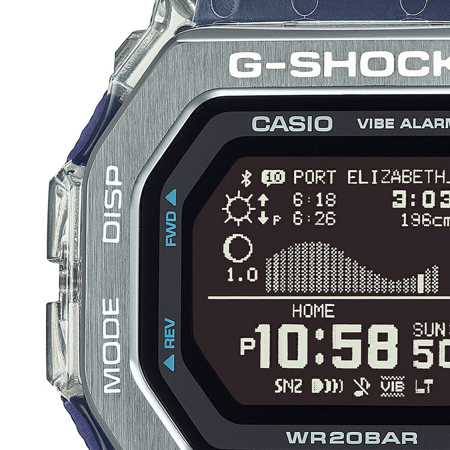 女の子向けプレゼント集結 Gleaming G-LIDE G-SHOCK Wave 電池式 メンズ GBX-100S-2JF 時計