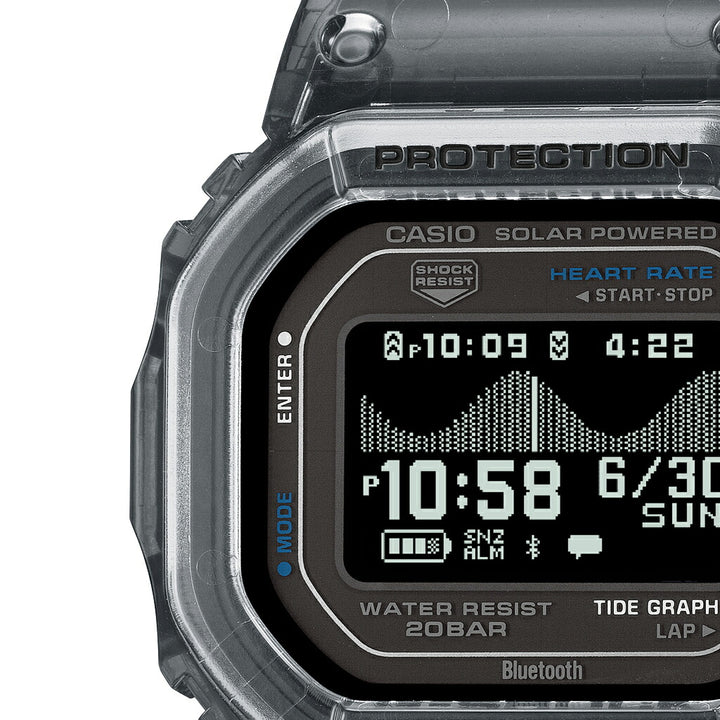 G-SHOCK G-LIDE 心拍計測 歩数計測 GBX-H5600-1JR メンズ ソーラー Bluetooth デジタル MIP液晶 ブラック