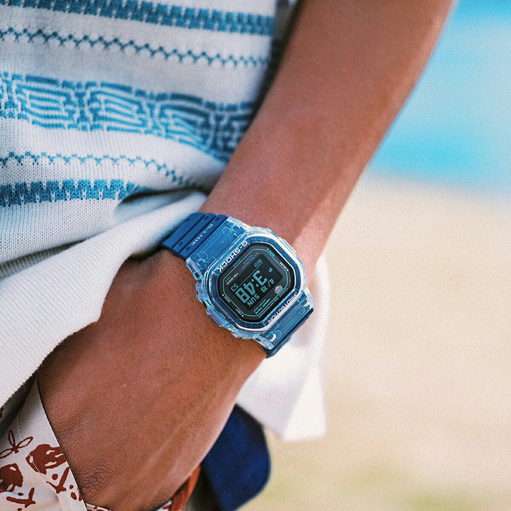 G-SHOCK G-LIDE 心拍計測 歩数計測 GBX-H5600-2JR メンズ ソーラー Bluetooth デジタル MIP液晶 ブルー