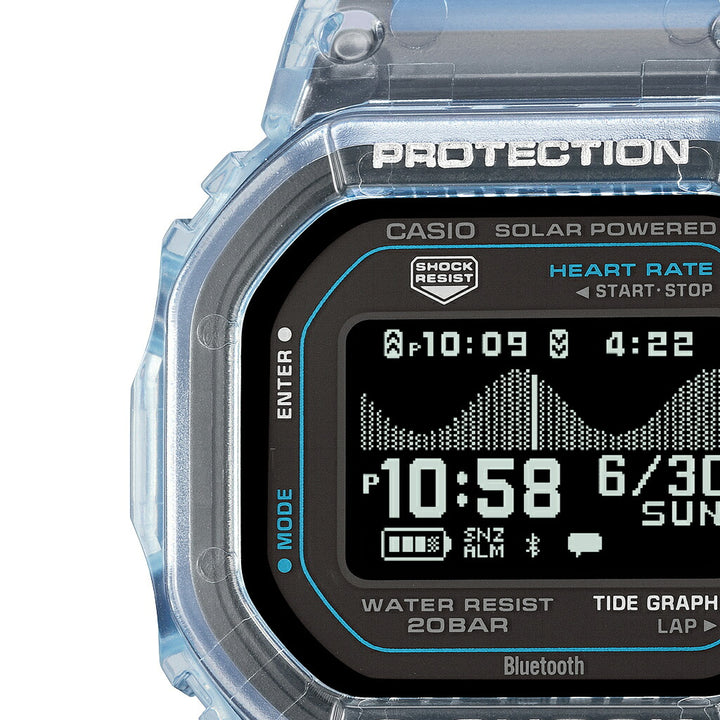 G-SHOCK G-LIDE 心拍計測 歩数計測 GBX-H5600-2JR メンズ ソーラー Bluetooth デジタル MIP液晶 ブルー