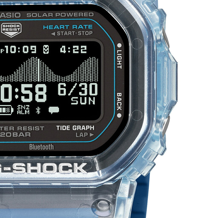 G-SHOCK G-LIDE 心拍計測 歩数計測 GBX-H5600-2JR メンズ ソーラー Bluetooth デジタル MIP液晶 ブルー