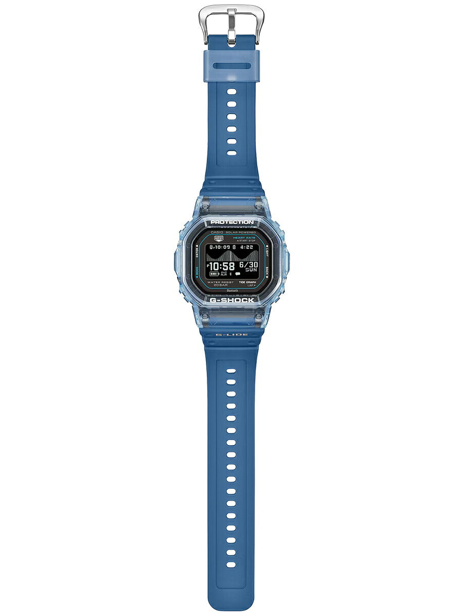 G-SHOCK G-LIDE 心拍計測 歩数計測 GBX-H5600-2JR メンズ ソーラー Bluetooth デジタル MIP液晶 ブルー