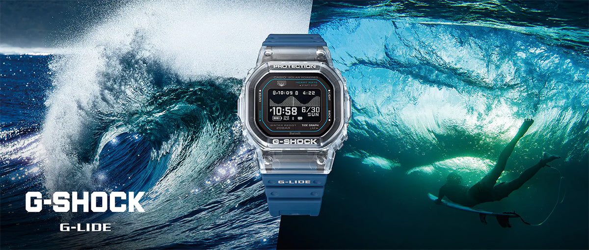 G-SHOCK G-LIDE 心拍計測 歩数計測 GBX-H5600-2JR メンズ ソーラー Bluetooth デジタル MIP液晶 ブルー