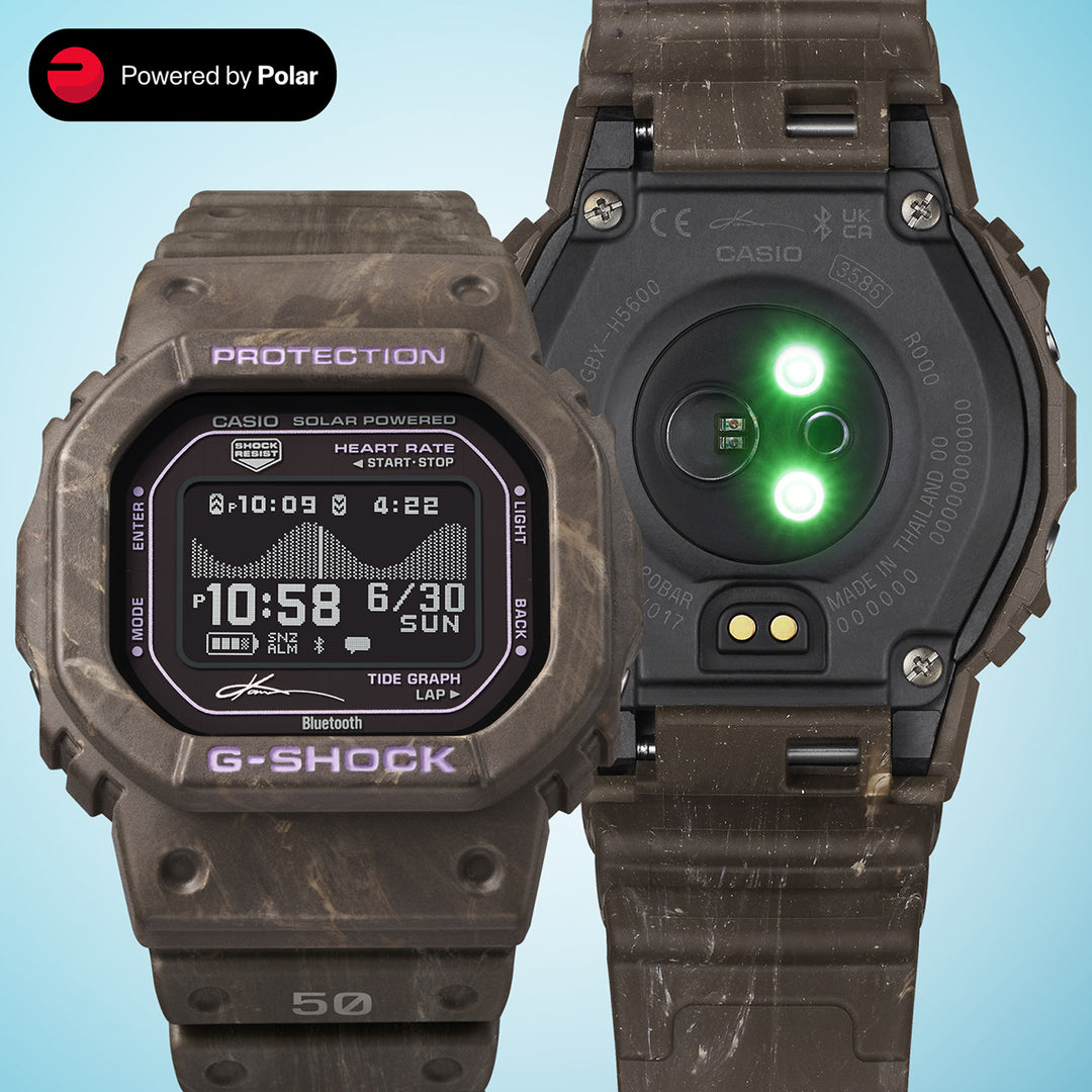G-SHOCK G-LIDE 五十嵐カノア シグネチャーモデル GBX-H5600KI-5JR メンズ ソーラー Bluetooth デジタル MIP液晶 心拍計測 歩数計測
