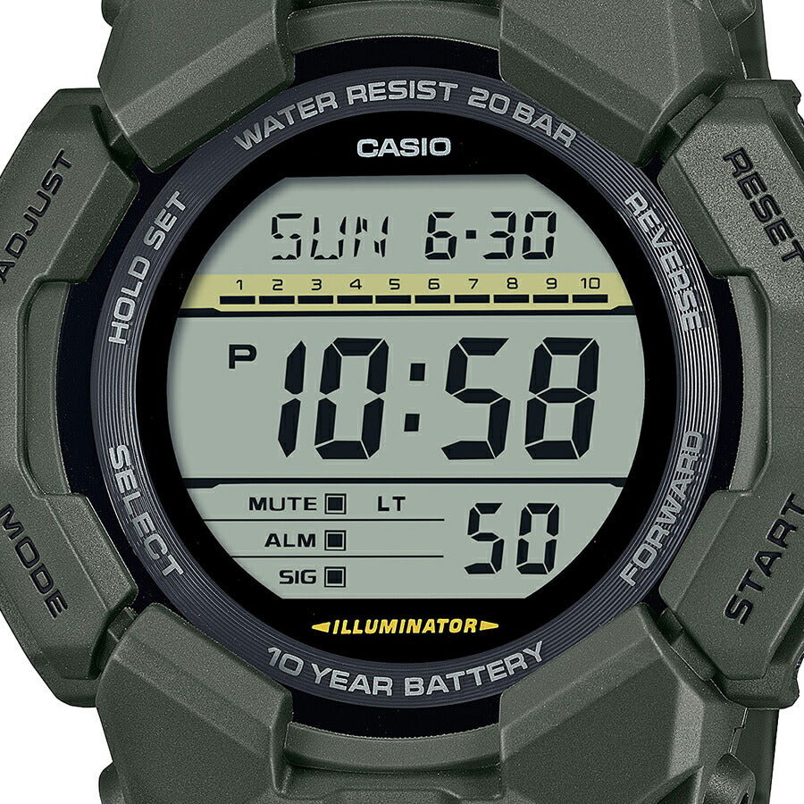 G-SHOCK 10年バッテリー GD-010-3JF メンズ 電池式 デジタル ラウンド