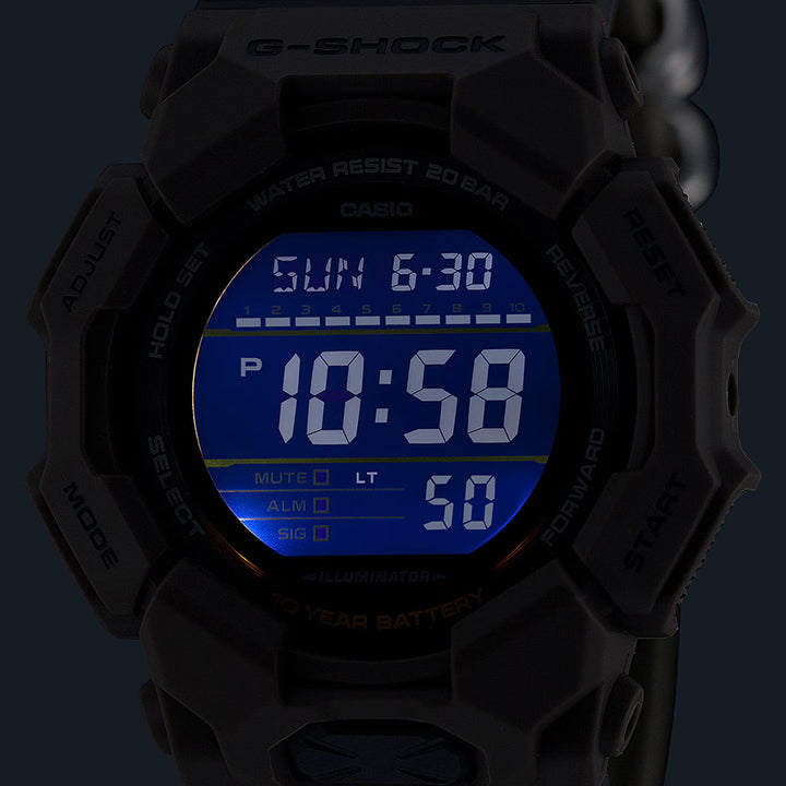 G-SHOCK 10年バッテリー ビッグケース エキナセア GD-010CE-5JF メンズ 腕時計 電池式 デジタル クロスバンド 反転液晶 国内正規品 カシオ