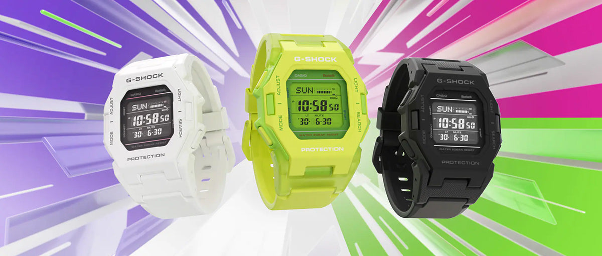 G-SHOCK ミニマルデザイン 小型 GD-B500-1JF メンズ レディース 電池式 Bluetooth デジタル 反転液晶 ブラック