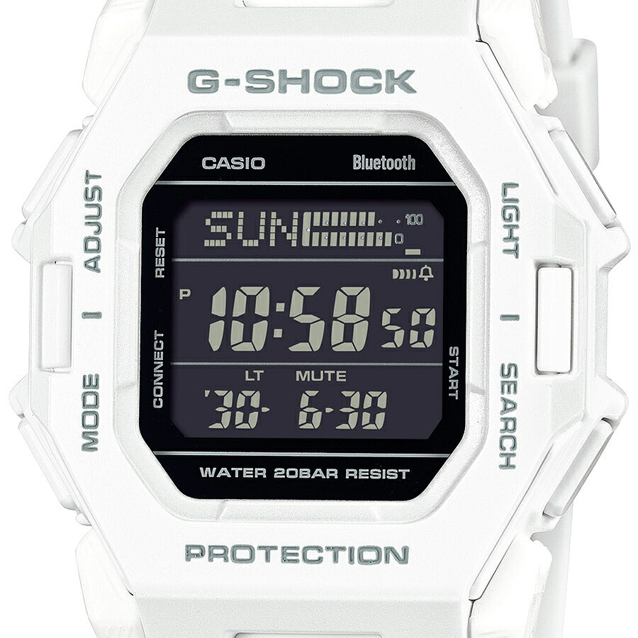 G-SHOCK GD-B500シリーズ ミニマルデザイン 小型 GD-B500-7JF メンズ レディース 腕時計 電池式 Bluetooth デジタル 反転液晶 ホワイト 国内正規品 カシオ