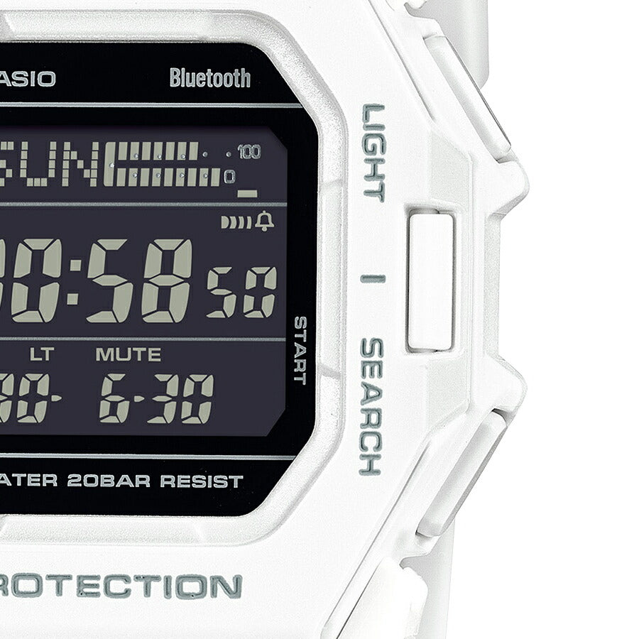 G-SHOCK GD-B500シリーズ ミニマルデザイン 小型 GD-B500-7JF メンズ レディース 腕時計 電池式 Bluetooth デジタル 反転液晶 ホワイト 国内正規品 カシオ