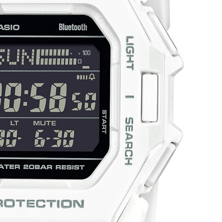 G-SHOCK GD-B500シリーズ ミニマルデザイン 小型 GD-B500-7JF メンズ レディース 腕時計 電池式 Bluetooth デジタル 反転液晶 ホワイト 国内正規品 カシオ