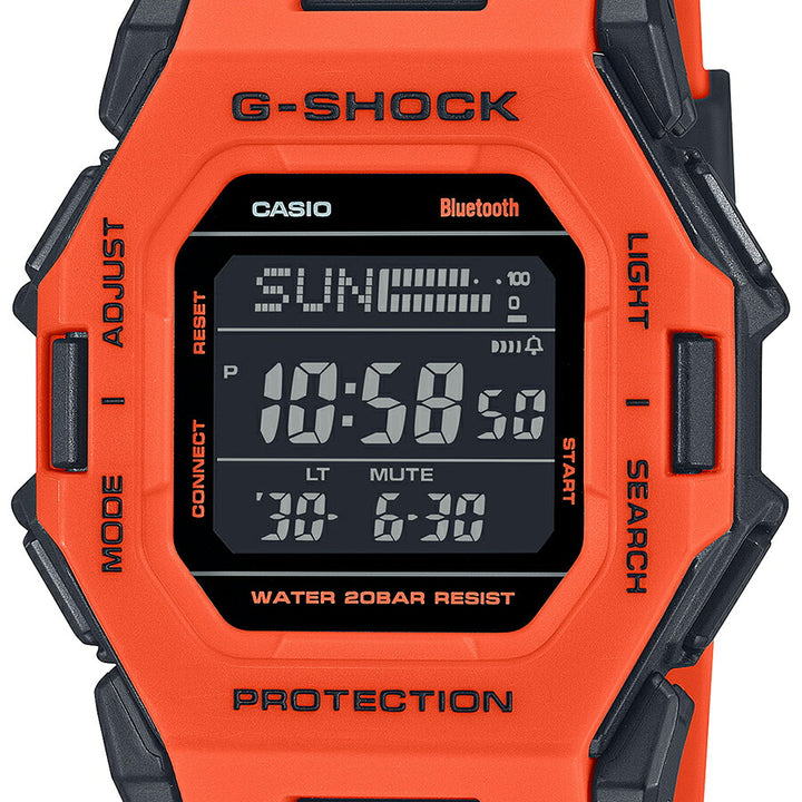 G-SHOCK GD-B500シリーズ オレンジ GD-B500FL-4JF メンズ レディース 腕時計 電池式 Bluetooth デジタル 樹脂バンド 反転液晶 国内正規品 カシオ