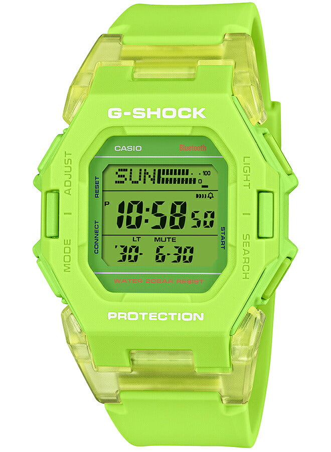 G-SHOCK GD-B500シリーズ ミニマルデザイン 小型 GD-B500S-3JF メンズ レディース 腕時計 電池式 Bluetooth デジタル 反転液晶 グリーン 国内正規品 カシオ