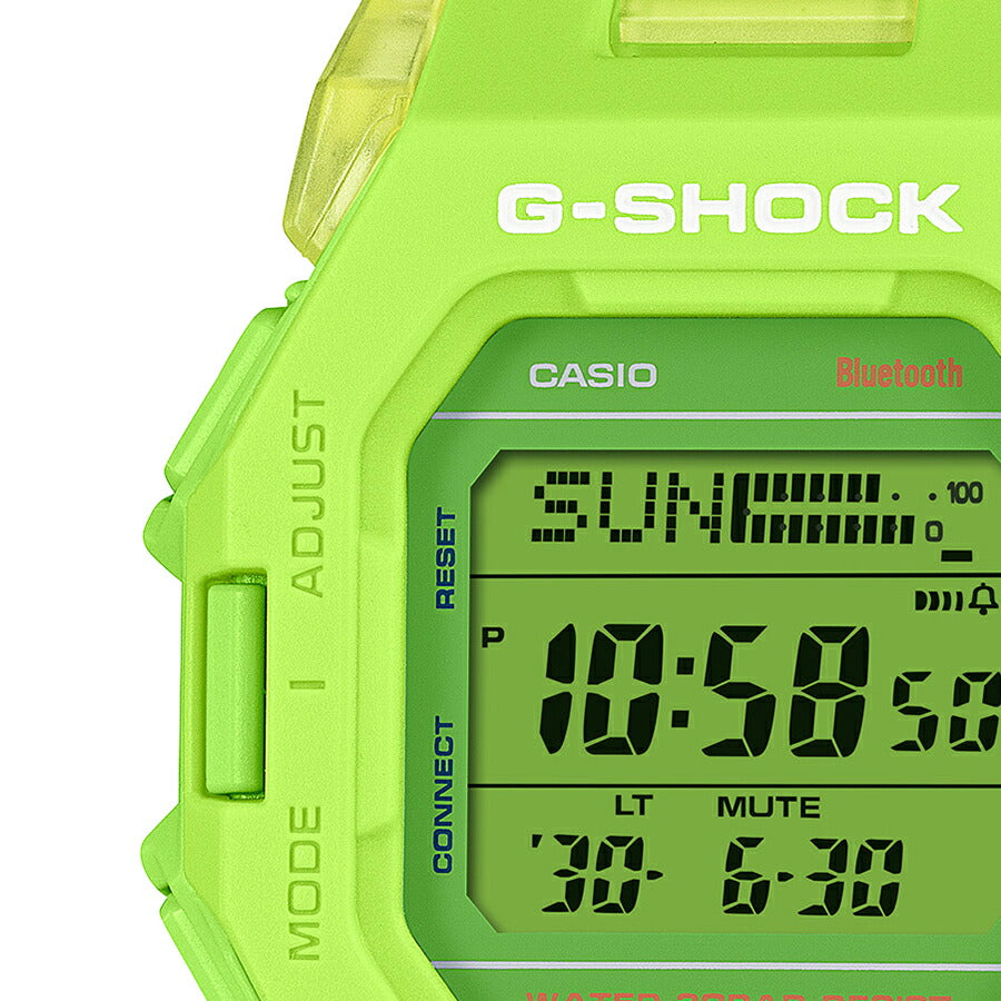 G-SHOCK GD-B500シリーズ ミニマルデザイン 小型 GD-B500S-3JF メンズ レディース 腕時計 電池式 Bluetooth デジタル 反転液晶 グリーン 国内正規品 カシオ
