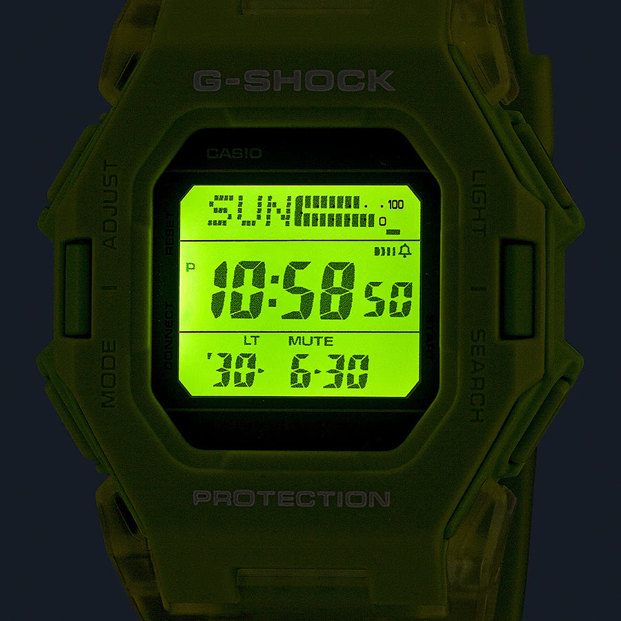 G-SHOCK GD-B500シリーズ ミニマルデザイン 小型 GD-B500S-3JF メンズ レディース 腕時計 電池式 Bluetooth デジタル 反転液晶 グリーン 国内正規品 カシオ