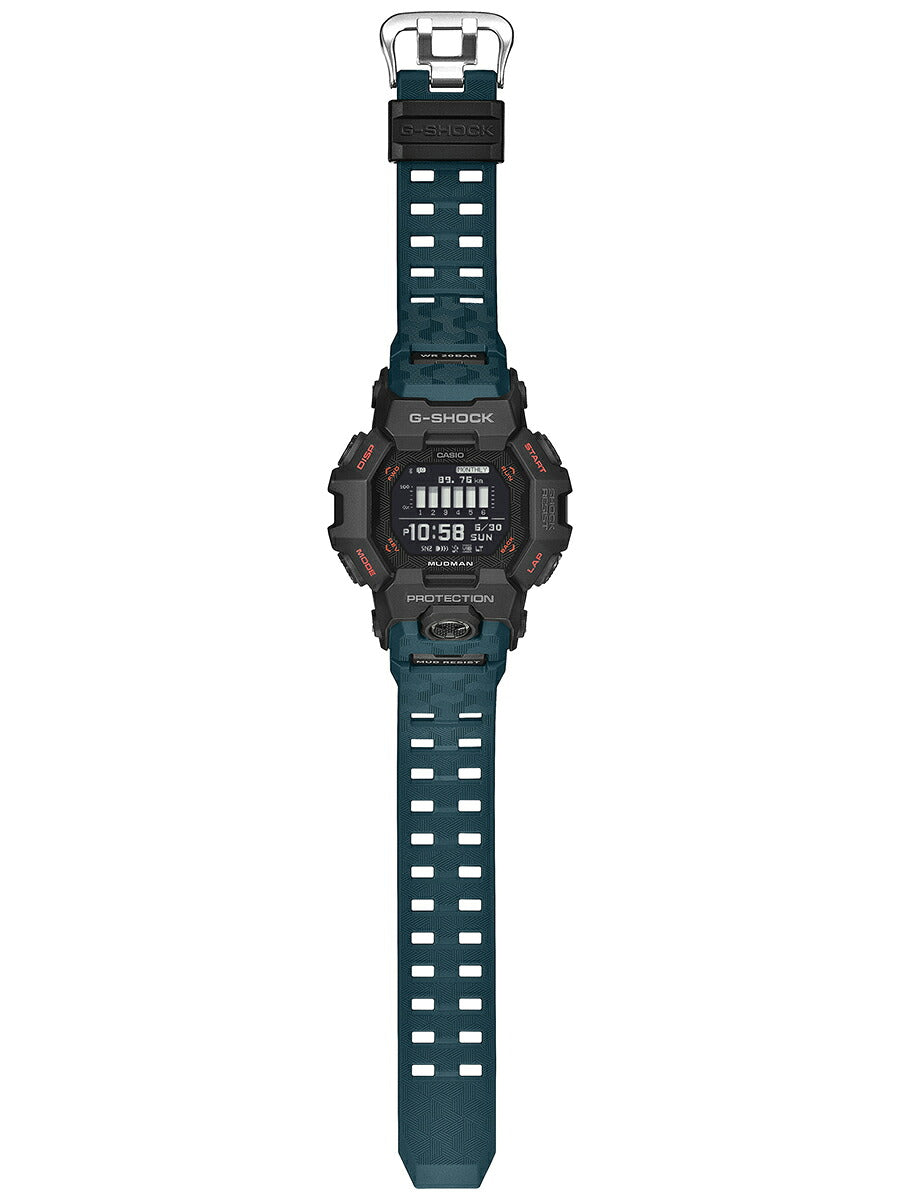 G-SHOCK マッドマン MIP液晶搭載モデル GDG-B100-1A3JF メンズ 電池式 Bluetooth デジタル 樹脂バンド グリーン 反転液晶