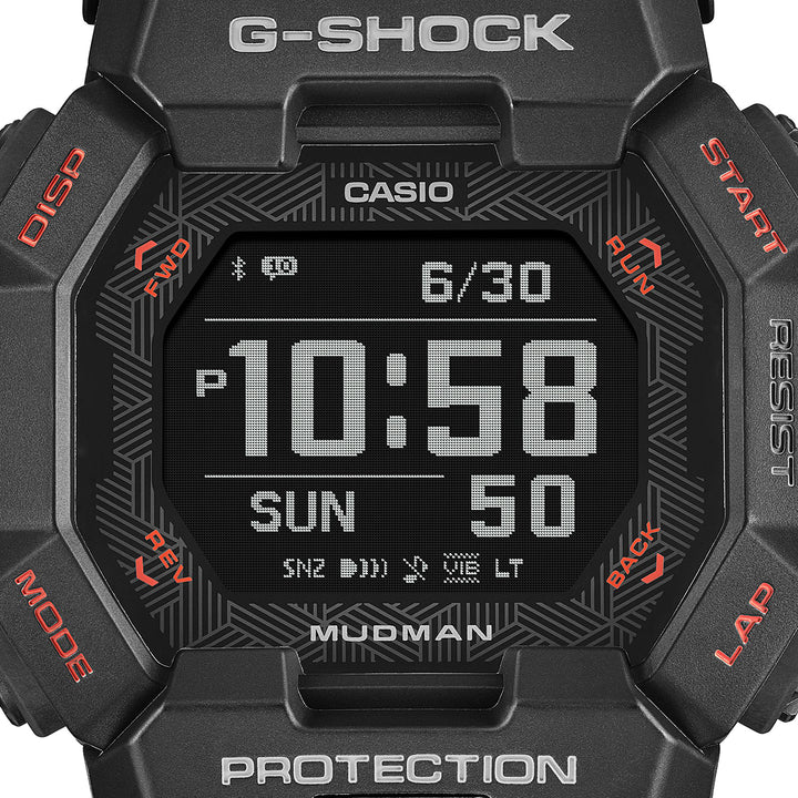 G-SHOCK マッドマン MIP液晶搭載モデル GDG-B100-1A3JF メンズ 電池式 Bluetooth デジタル 樹脂バンド グリーン 反転液晶