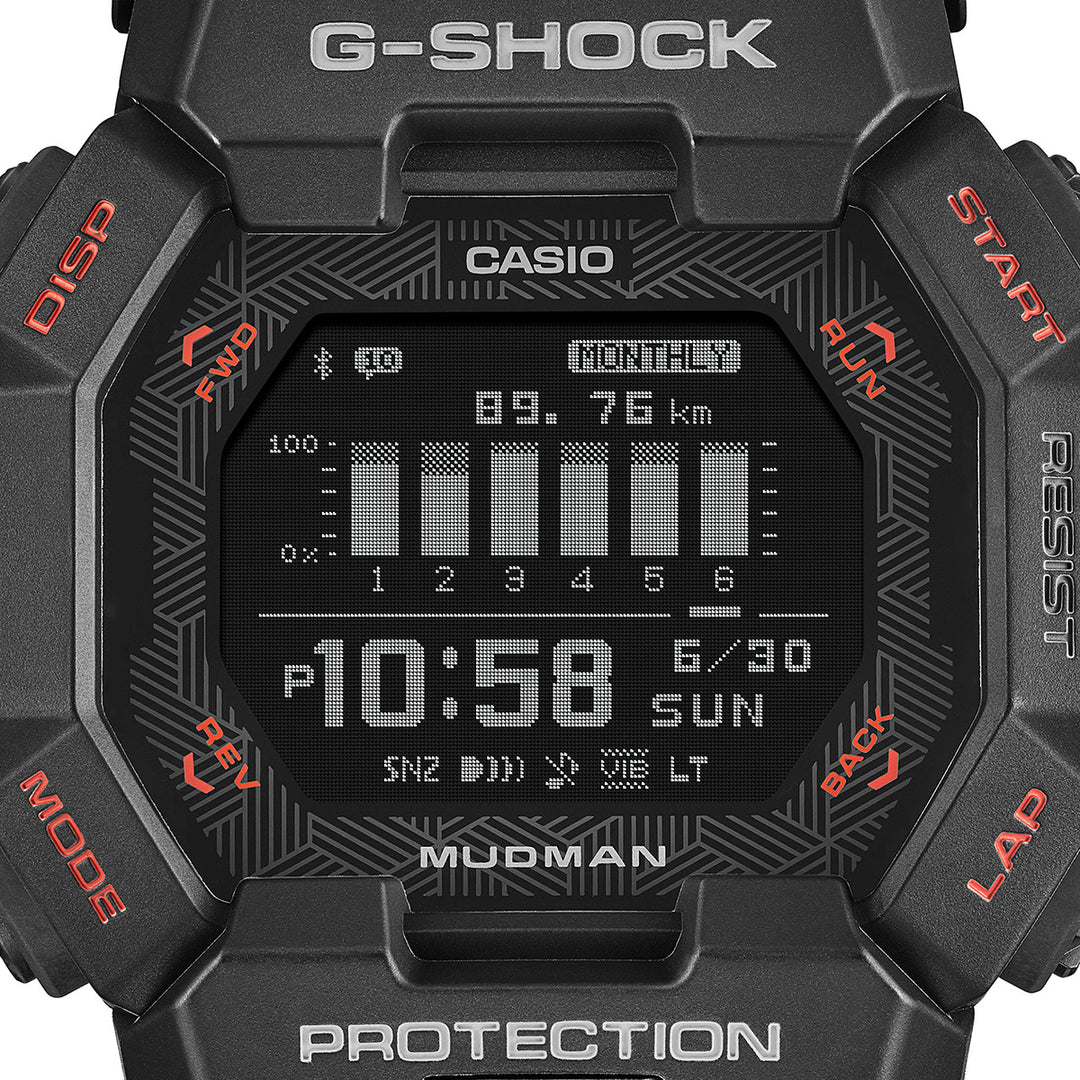 G-SHOCK マッドマン MIP液晶搭載モデル GDG-B100-1A3JF メンズ 電池式 Bluetooth デジタル 樹脂バンド グリーン 反転液晶
