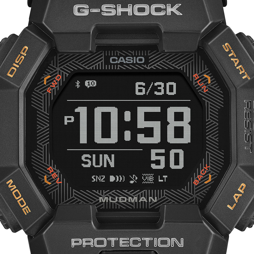 G-SHOCK マッドマン MIP液晶搭載モデル GDG-B100-1A5JF メンズ 電池式 Bluetooth デジタル 樹脂バンド イエロー 反転液晶