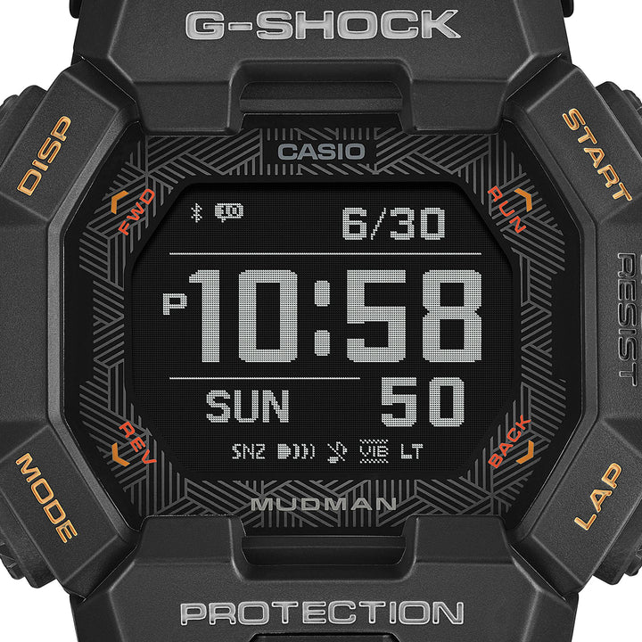G-SHOCK マッドマン MIP液晶搭載モデル GDG-B100-1A5JF メンズ 電池式 Bluetooth デジタル 樹脂バンド イエロー 反転液晶