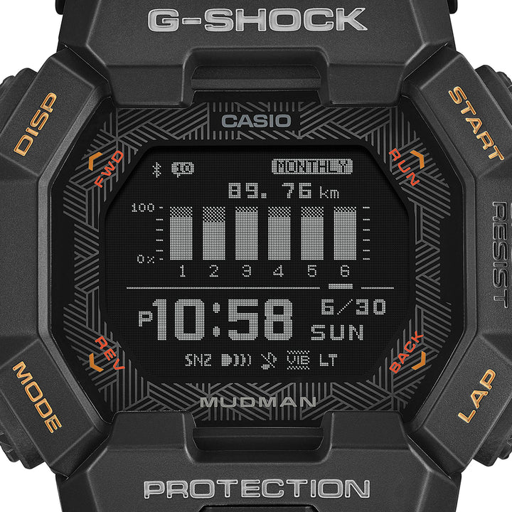 G-SHOCK マッドマン MIP液晶搭載モデル GDG-B100-1A5JF メンズ 電池式 Bluetooth デジタル 樹脂バンド イエロー 反転液晶
