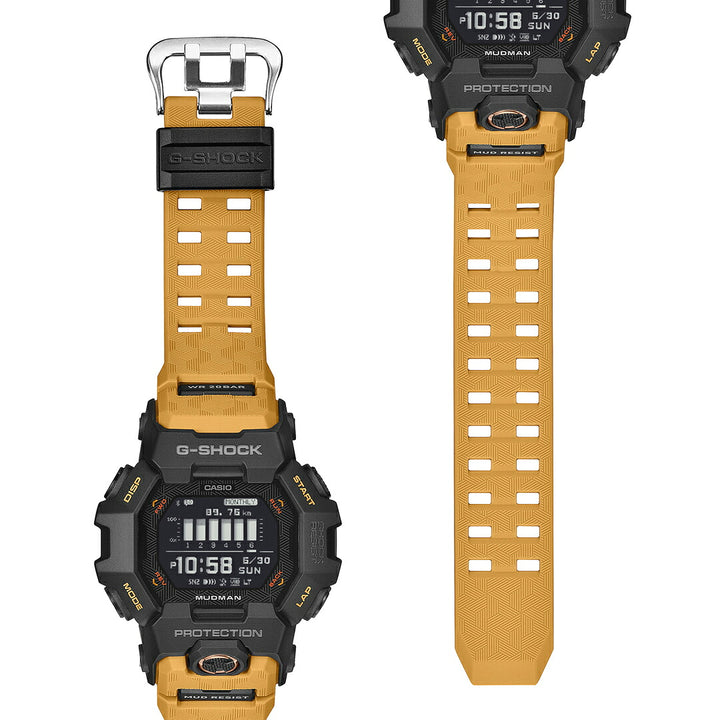 G-SHOCK マッドマン MIP液晶搭載モデル GDG-B100-1A5JF メンズ 電池式 Bluetooth デジタル 樹脂バンド イエロー 反転液晶