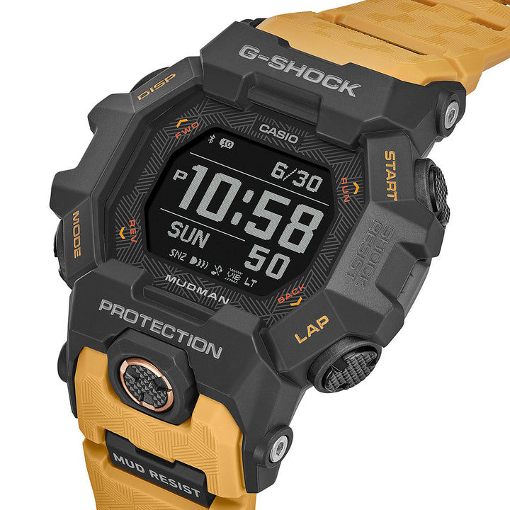 G-SHOCK マッドマン MIP液晶搭載モデル GDG-B100-1A5JF メンズ 電池式 Bluetooth デジタル 樹脂バンド イエロー 反転液晶
