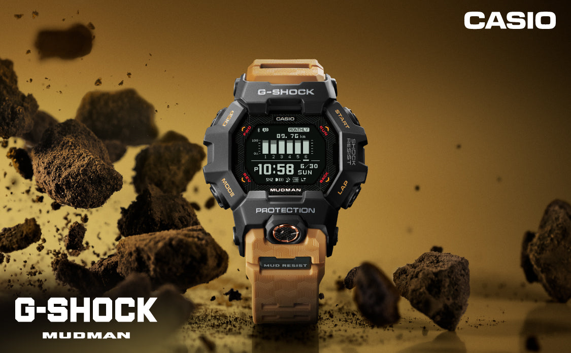 G-SHOCK マッドマン MIP液晶搭載モデル GDG-B100-1A5JF メンズ 電池式 Bluetooth デジタル 樹脂バンド イエロー 反転液晶