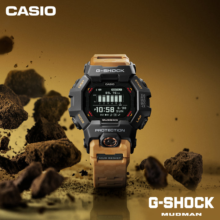 G-SHOCK マッドマン MIP液晶搭載モデル GDG-B100-1A5JF メンズ 電池式 Bluetooth デジタル 樹脂バンド イエロー 反転液晶