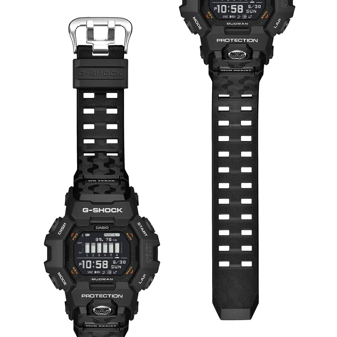G-SHOCK マッドマン MIP液晶搭載モデル GDG-B100-1JF メンズ 電池式 Bluetooth デジタル 樹脂バンド ブラック 反転液晶