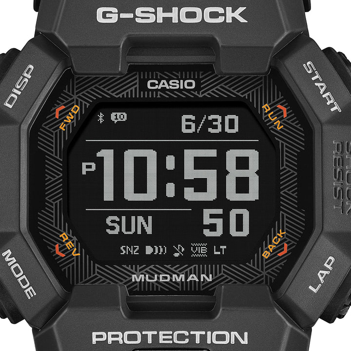 G-SHOCK マッドマン MIP液晶搭載モデル GDG-B100-1JF メンズ 電池式 Bluetooth デジタル 樹脂バンド ブラック 反転液晶