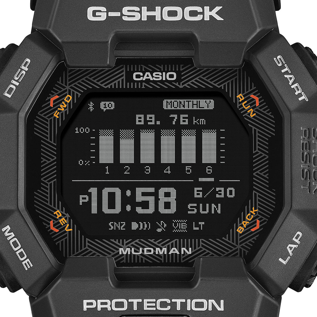 G-SHOCK マッドマン MIP液晶搭載モデル GDG-B100-1JF メンズ 電池式 Bluetooth デジタル 樹脂バンド ブラック 反転液晶