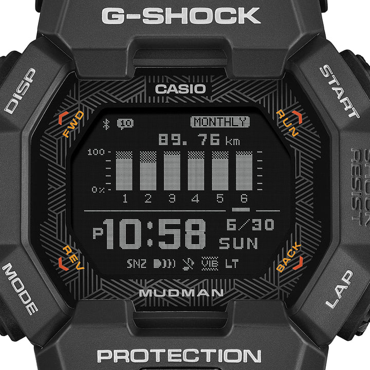 G-SHOCK マッドマン MIP液晶搭載モデル GDG-B100-1JF メンズ 電池式 Bluetooth デジタル 樹脂バンド ブラック 反転液晶