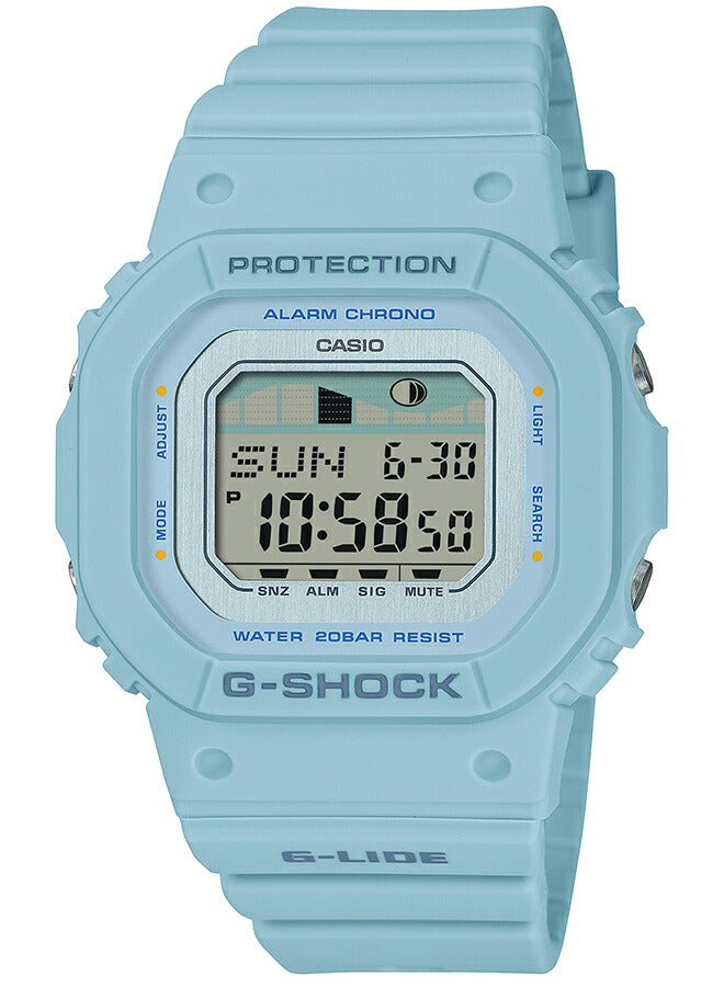 G-SHOCK G-LIDE ミッドサイズ GLX-S5600-2JF メンズ レディース 腕時計 電池式 デジタル スクエア ブルー 国内正規品 カシオ