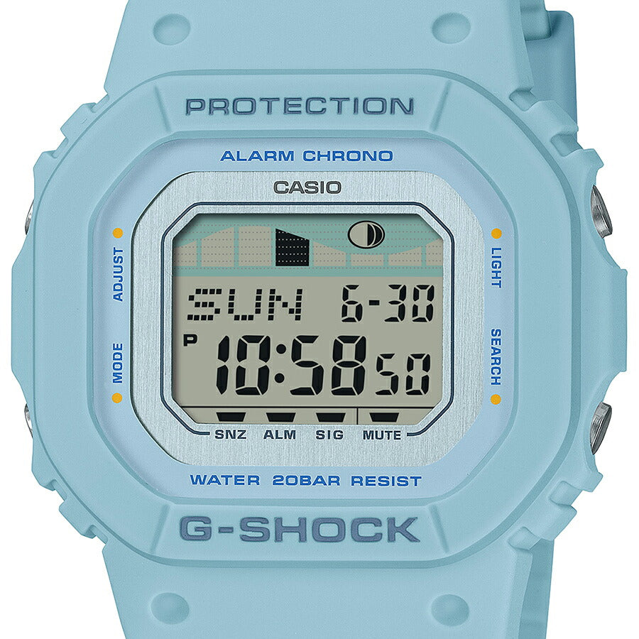 G-SHOCK G-LIDE ミッドサイズ GLX-S5600-2JF メンズ レディース 腕時計 電池式 デジタル スクエア ブルー 国内正規品 カシオ