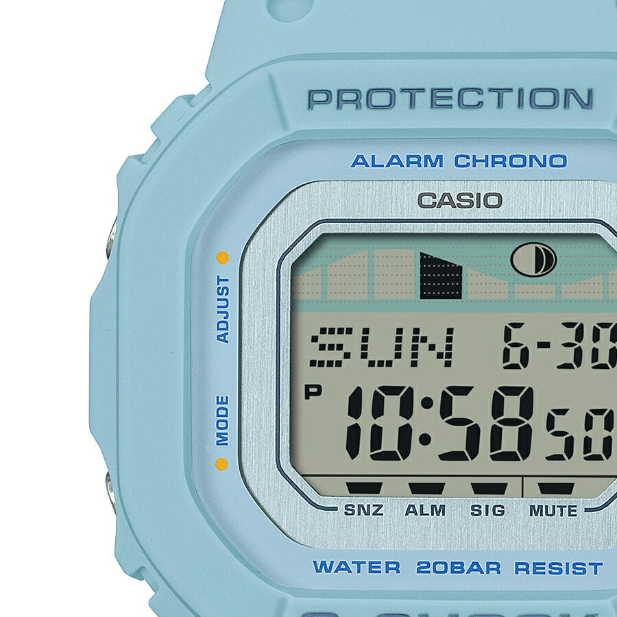G-SHOCK G-LIDE ミッドサイズ GLX-S5600-2JF メンズ レディース 腕時計 電池式 デジタル スクエア ブルー 国内正規品 カシオ