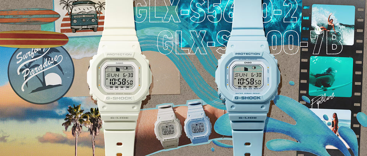 G-SHOCK G-LIDE ミッドサイズ GLX-S5600-2JF メンズ レディース 電池式 デジタル スクエア ブルー