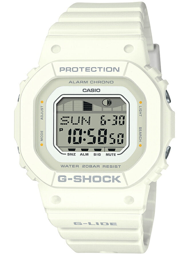 G-SHOCK G-LIDE ミッドサイズ GLX-S5600-7BJF メンズ レディース 腕時計 電池式 デジタル スクエア ホワイト 国内正規品 カシオ