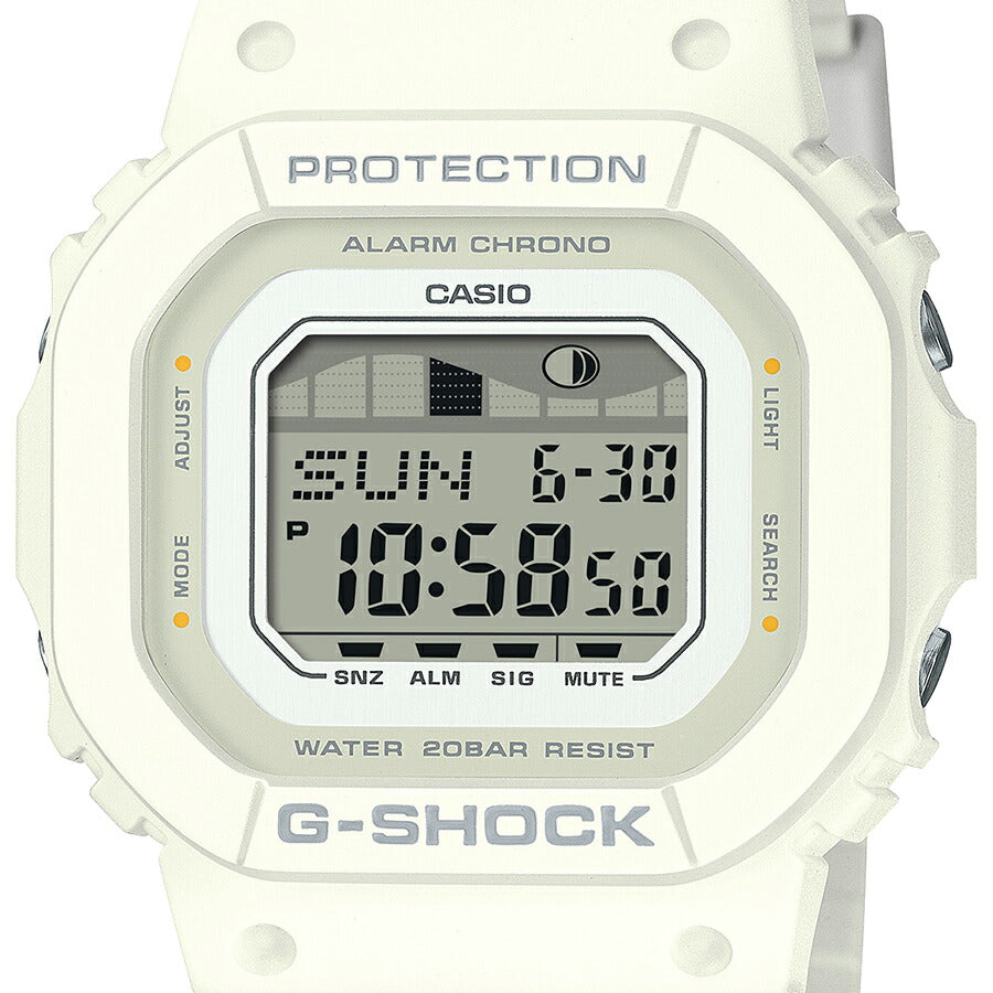 G-SHOCK G-LIDE ミッドサイズ GLX-S5600-7BJF メンズ レディース 腕時計 電池式 デジタル スクエア ホワイト 国内正規品 カシオ