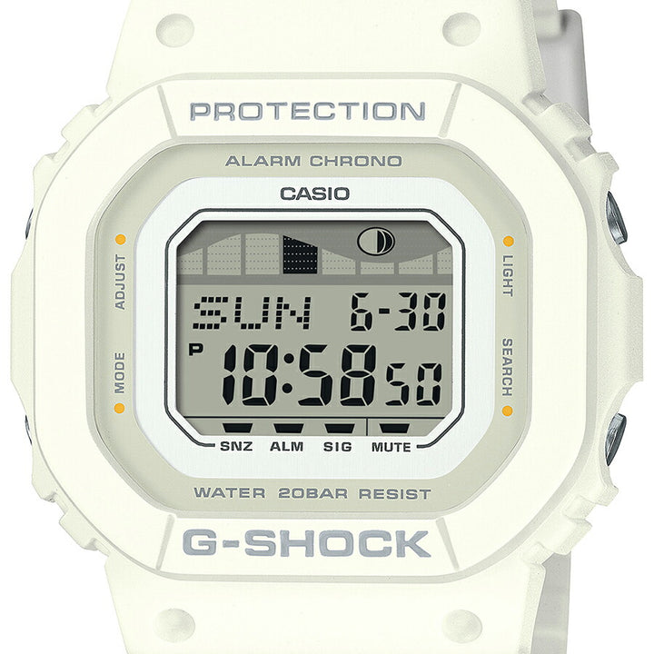 G-SHOCK G-LIDE ミッドサイズ GLX-S5600-7BJF メンズ レディース 腕時計 電池式 デジタル スクエア ホワイト 国内正規品 カシオ