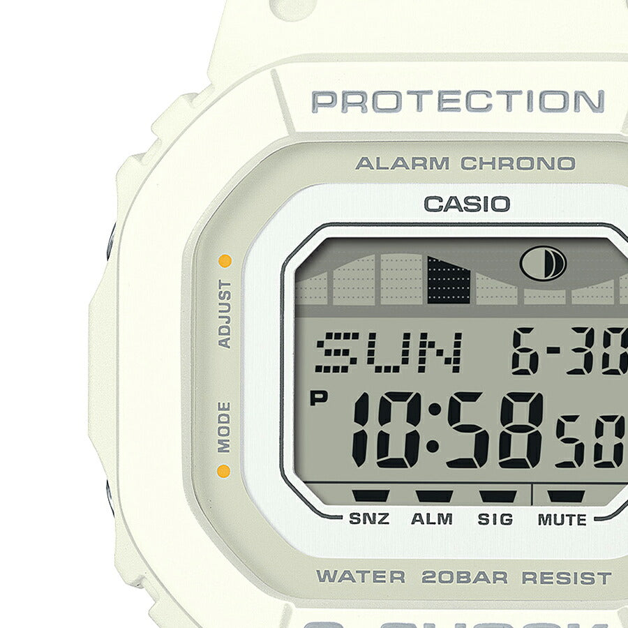 G-SHOCK G-LIDE ミッドサイズ GLX-S5600-7BJF メンズ レディース 腕時計 電池式 デジタル スクエア ホワイト 国内正規品 カシオ