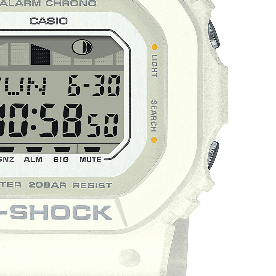 G-SHOCK G-LIDE ミッドサイズ GLX-S5600-7BJF メンズ レディース 腕時計 電池式 デジタル スクエア ホワイト 国内正規品 カシオ